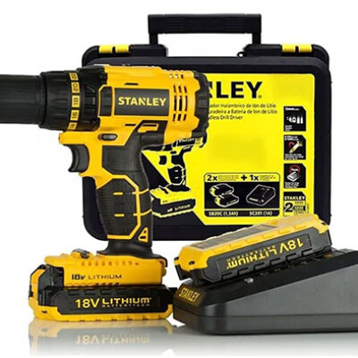 Stanley SBD20S2K 18V 1,5A Li-ion Çift Akülü Profesyonel Vidalama